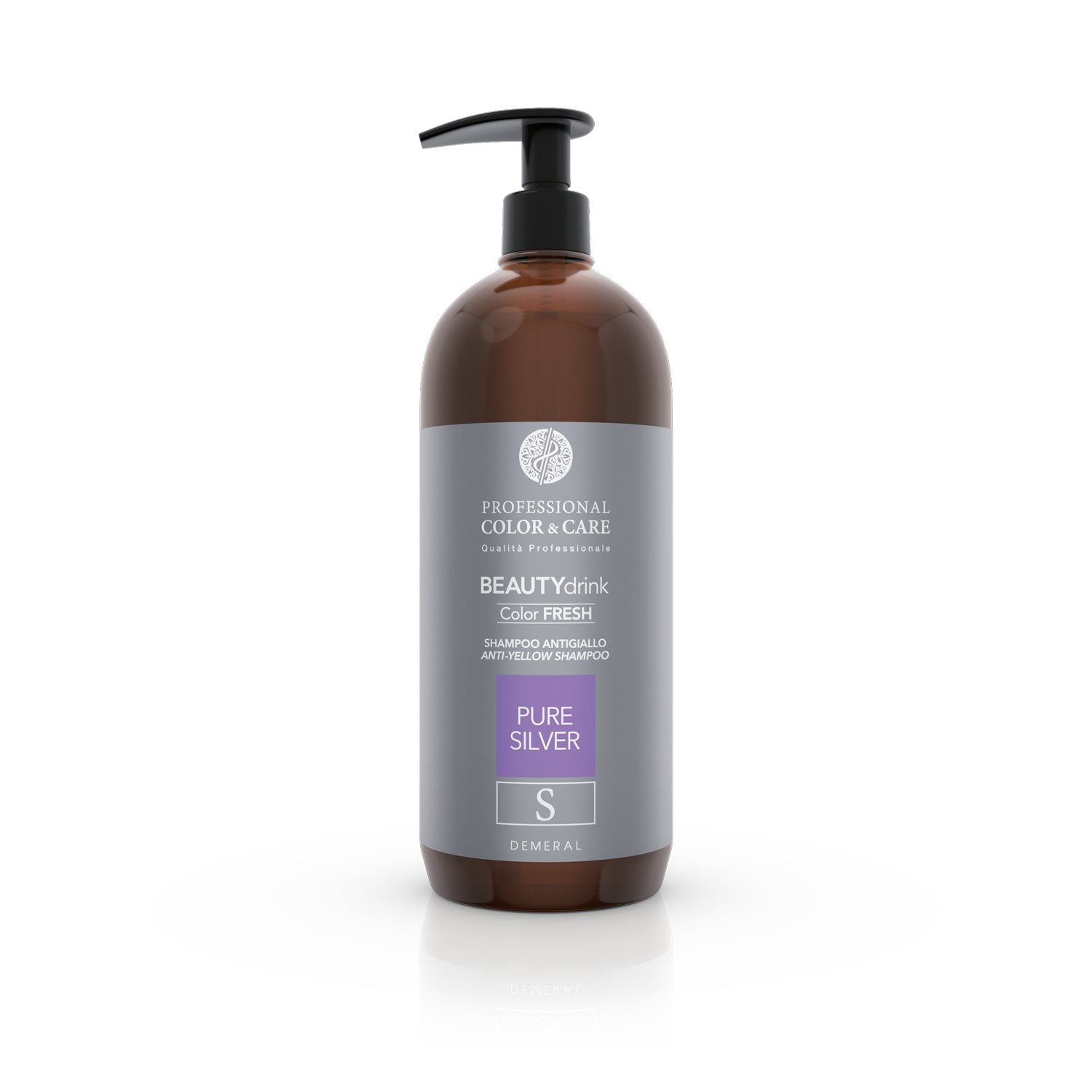 PROF. COLOR & CARE BEAUTY DRINK Sampon/ PURE SILVER 1000 ml.